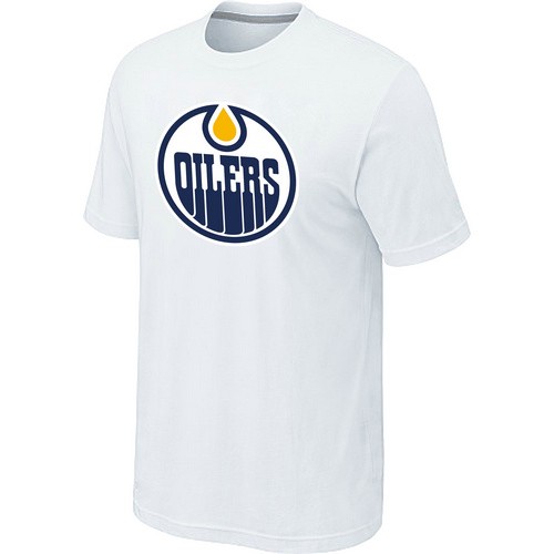 Edmonton Oilers Men's Team Logo Short Sleeve T-Shirt - White